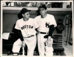1940s Joe & Dom DiMaggio New York Yankees Red Sox "The Sporting News Collection Archives" Original Type 1 8" x 10" (Sporting News Collection Hologram/MEARS Type 1 Photo LOA)