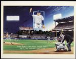 1990 Nolan Ryan's 300th Major League Win Ticket Stub, Signed Certificate and Print