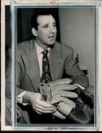 1947 Hank Greenberg Pittsburgh Pirates "The Sporting News Collection Archives" Original Type 1 Photo (Sporting News Collection Hologram/MEARS Type 1 Photo LOA)