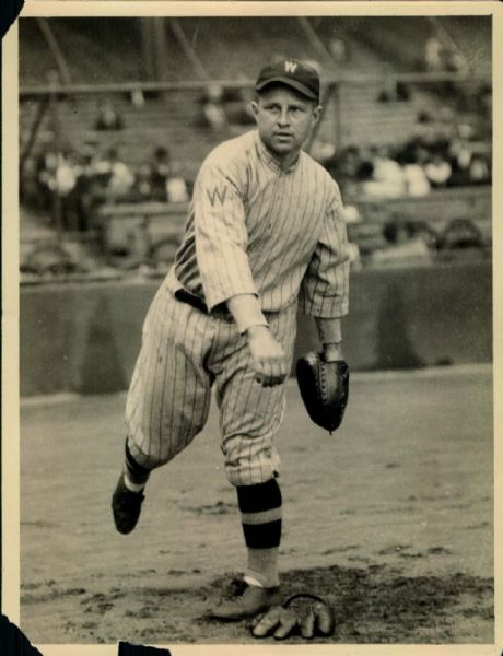 1923 Nemo Leibold Washington Senators Charles Conlon "The Sporting News Collection Archives" Original Type 1 7" x 9" Photo (Sporting News Collection Hologram/MEARS Type 1 Photo LOA)