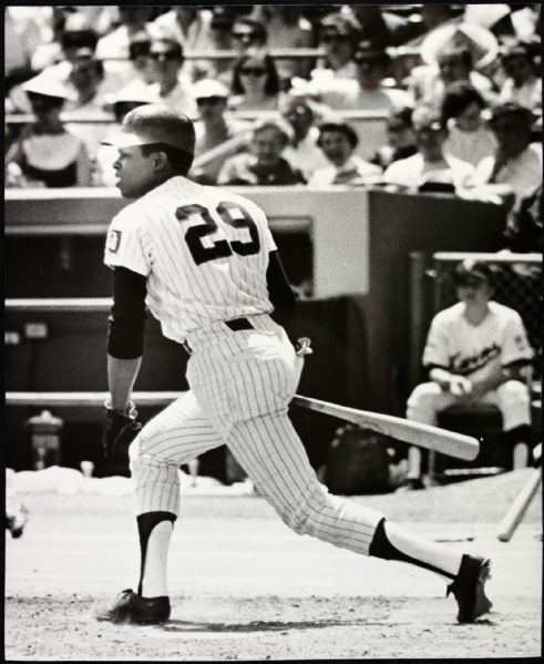 1969 Rod Carew Minnesota Twins "The Sporting News Collection Archives" Original Type 1 10" x 12.5" Choice Jumbo Oversized Photo (TSN Collection Hologram/MEARS Photo LOA) 1:1, Unique