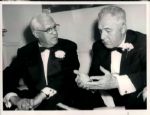 1961 Will Harridge Ford Frick "The Sporting News Collection Archives" Original Type 1 Photo (Sporting News Collection Hologram/MEARS Type 1 Photo LOA)