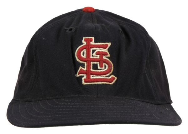 1960-64 Ken Boyer St. Louis Cardinals Game Worn Cap (MEARS LOA)