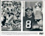 1992-94 Dallas Cowboys Buffalo Bills Super Bowl The Denver Post Original Type 1 Photos (Denver Post Hologram/MEARS Type 1 Photos LOA) - Lot of 24
