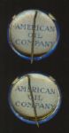 Vintage American Oil Company Join The American Party Campaign Pinbacks (2)