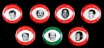 1969 Green Bay Packers Drenks Potato Chip Pin - Rare Red Version - Lot of 7