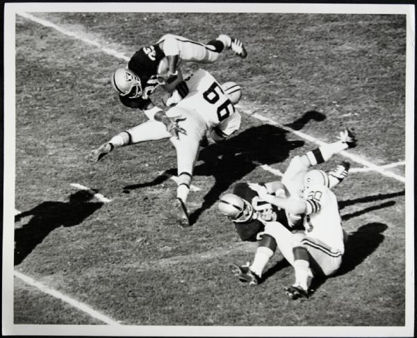 1968 Ray Nitschke Green Bay Packers Original 8" x 10" Super Bowl II Photo - SPORT Magazine