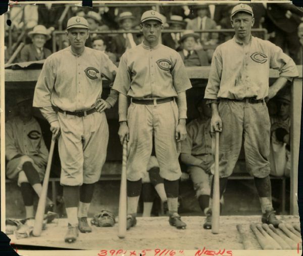 1919 Cincinnati Reds Outfield Charles Conlon "TSN Collection Archives" Original 8" x 10" Generation 1 Photo (Sporting News Collection Hologram/MEARS Generation 1 Photo LOA)