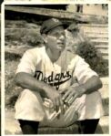 1940-46 circa Leo DuRocher Brooklyn Dodgers The Sporting News Collection Archives Original Photos (Sporting News Collection Hologram/MEARS Photo LOA) - Lot of 4