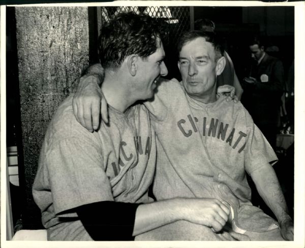 1930-40s Bill McKechnie Reds & Red Sox "The Sporting News Collection Archives" Original 8" x 10" Photo - Lot of 2  (Sporting News Collection Hologram/MEARS Photo LOA)   