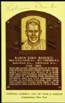Johnny Mize Lou Boudreau & Robin Roberts Signed Postcard - Lot of 3 - JSA