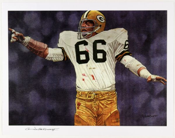 1990s Ray Nitschke Green Bay Packers Promotional Displays