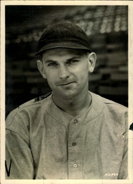 1933 Fred "Fritz" Schulte Washington Senators "The Sporting News Collection Archives" Original 5" x 7" Photo (Sporting News Collection Hologram/MEARS Photo LOA)
