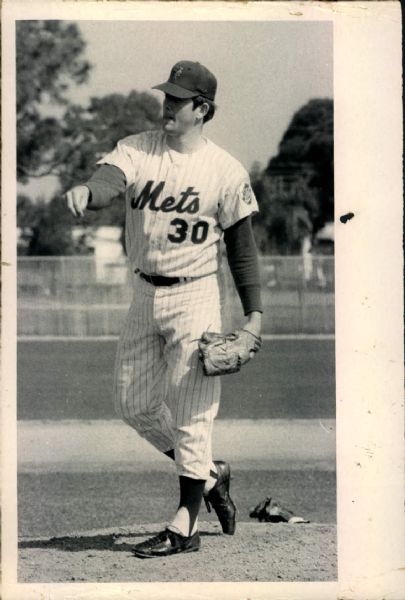 1971 Nolan Ryan New York Mets "The Sporting News Collection Archives" Original 5.5" x 8.5" Photo (Sporting News Collection Hologram/MEARS Photo LOA)