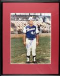 1990s Baseball Stars Signed Photo - Lot of 9 w/ Robin Yount Bob Uecker Eddie Mathews Mark Grace - JSA