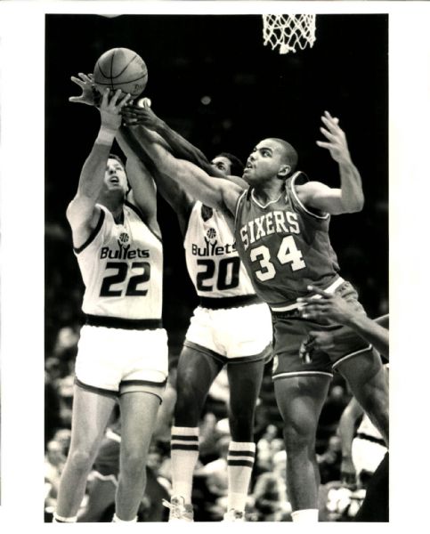 1987-88 Charles Barkley Philadelphia 76ers "The Sporting News Collection Archives" Original Photos (Sporting News Collection Hologram/MEARS Photo LOA) - Lot of 11