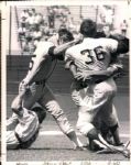 1957-69 Baseball Brawls Inc. Juan Marichal Fight The Sporting News Collection Archives Original Photo - Lot of 11 (Sporting News Collection Hologram/MEARS Photo LOA)