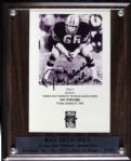 1995 Ray Nitschke Green Bay Packers Signed Program - JSA