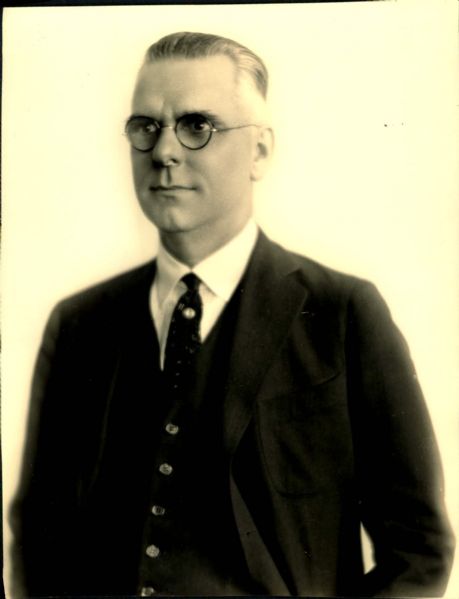 1920s circa E.S. Barnard Signed "The Sporting News Collection Archives" Type A Original 7" x 9" Photo (Sporting News Collection Hologram/MEARS Photo LOA) - JSA