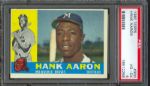 1960 Topps Braves Hank Aaron #300 PSA VG-EX 4