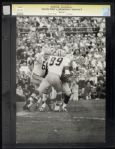 1968 Ray Nitschke & Dave Robinson Green Bay Packers Original 10" x 14" Oversized Photo - Super Bowl II Regan Archive