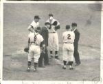 1954 World Series Cleveland Indians New York Giants The Sporting News Collection Archives Original Photos (Sporting News Collection Hologram/MEARS Photo LOA) - Lot of 11