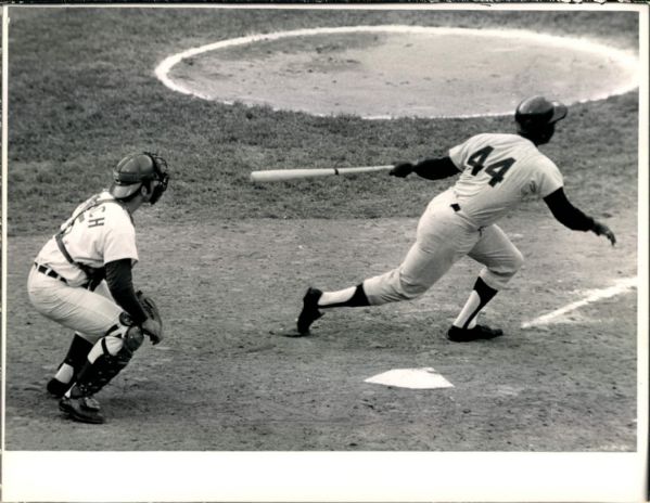 1955-75 Willie Mays Hank Aaron "The Sporting News Collection Archives" Original Photos (Sporting News Collection Hologram/MEARS Photo LOA) - Lot of 13