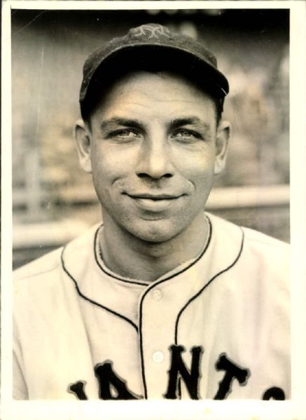 1933 Ray Parmelee New York Giants "The Sporting News Collection Archives" Original 5" x 7" Photo (Sporting News Collection Hologram/MEARS Photo LOA)