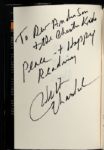 1991 Wilt Chamberlain Signed A View From Above Hardcover Book - JSA