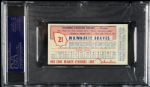 1954 Hank Aaron Milwaukee Braves Johnston Cookies #5 Card PSA Mint 9 Highest Graded Example Rookie Season