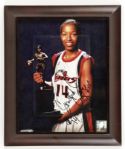 Cynthia Cooper Houston Comets Signed 8" x 10" Photo - JSA