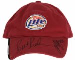 John Clay & Bret Bielema Signed Cap Wisconsin Badgers - JSA
