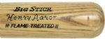 Hank Aaron Milwaukee Braves Signed Store Model Adirondack Bat With Rare 755 Inscription - JSA