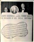 1940-57 Connie Mack Philadelphia Athletics The Sporting News Collection Archives Original Photos (Sporting News Collection Hologram/MEARS Photo LOA) - Lot of 20