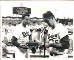 1961-65 Don Drysdale Los Angeles Dodgers  The Sporting News Collection Archives Original 8 x 10  Photo - Lot of 4 (Sporting News Collection Hologram/MEARS Photo LOA)