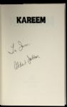 1990 Kareem Abdul Jabbar Los Angeles Lakers Signed Kareem Hardcover Book - JSA