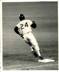 1955-75 Willie Mays Hank Aaron The Sporting News Collection Archives Original Photos (Sporting News Collection Hologram/MEARS Photo LOA) - Lot of 13