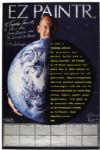 1995 Ray Nitschke Green Bay Packers Signed EZ Paintr 20" x 30" Poster - JSA