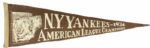 1936 New York Yankees American League Champions Pennant 1936 New York Yankees American League Champions Pennant