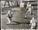 1962 Ray Nitschke Original 11" x 14" Oversized Photo - With Monty Stickles Catching Touchdown