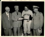 1935-65 Bobby Doerr & Mickey Cochrane Boston Red Sox Detroit Tigers  "The Sporting News Collection Archives" Original Photo - Lot of 10 (Sporting News Collection Hologram/MEARS Photo LOA)