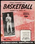 1946-47 NPL Chicago American Gears Program Bob Calihan Cover - George Mikans Rookie Season 