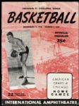 1946-47 NPL Chicago American Gears Program Max Morris Cover - George Mikan Rookie Season