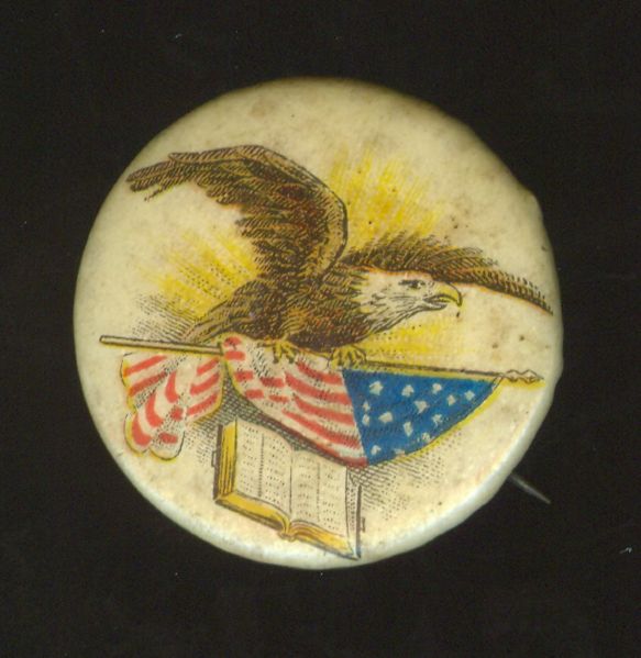 Vintage American Bald Eagle Pinback