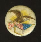 Vintage American Bald Eagle Pinback