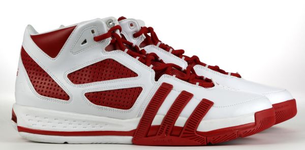 2008-09 Andre Miller Philadelphia 76ers Signed Game Issued Shoes - MEARS LOO - JSA