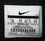 2010-11 Travis Outlaw New Jersey Nets Signed Game Worn Shoes - MEARS LOO - JSA
