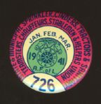 1941 Teamsters, Chauffeurs, Stablemen & Helpers Union Pinback