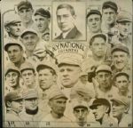 1917 New York Giants  "The Sporting News Collection Archives" Type A Original 6 1/2" x 6 1/2" Production Art (Sporting News Collection Hologram/MEARS Photo LOA)
