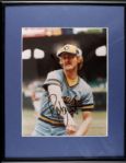 1990s Baseball Stars Signed Photo - Lot of 9 w/ Robin Yount Bob Uecker Eddie Mathews Mark Grace - JSA